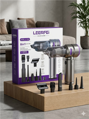 LEERFEİ VACUUM CLEANER ÇANTALI EL SÜPÜRGESİ 8 IN 1
